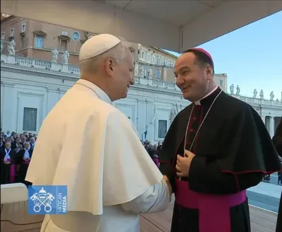 Papa Lav XIV. primio je u Vatikanu biskupa mostarskog Petra Palića