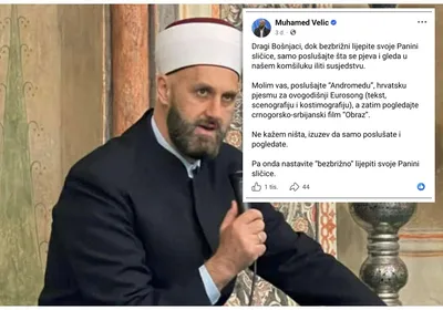 Objava koja nažalost potječe podjele, mržnju, strah
